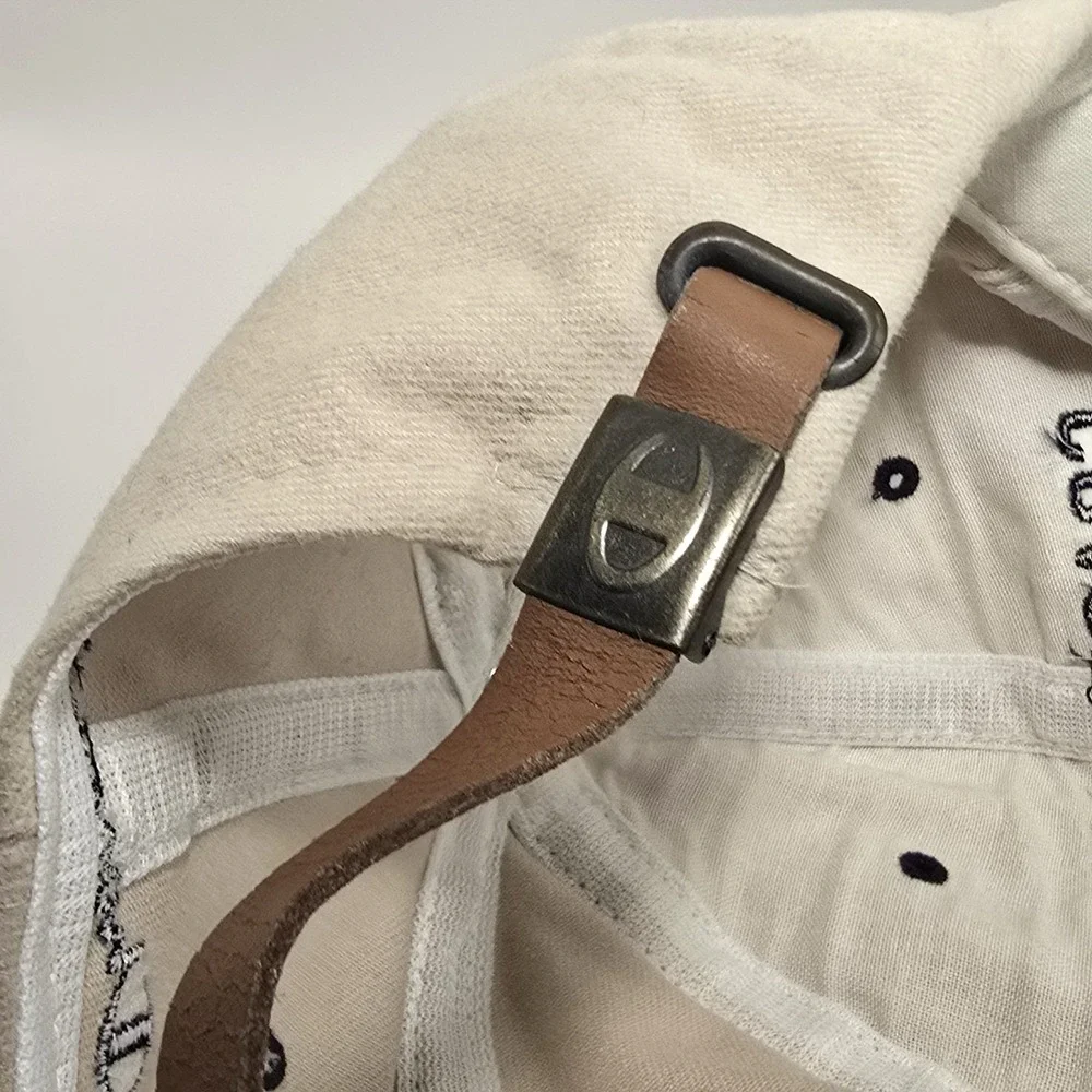 Champion Coast Guard Academy Hat Beige Navy Adjustable Cotton Cap - Picture 7 of 10